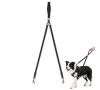 Double Ended Lead for Dogs, Two Point Control Dog Lead | Reflective Safety for Night Walks, Durable Construction for Active Owners, No Pull Design for Training Sessions