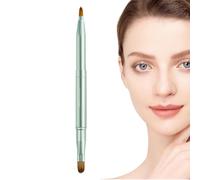 Double Ended Lip Makeup Brush, Retractable Lip Makeup Brushes | Retractable Lipstick Makeup Coating Applicator,Portable Eyebrow Brush Applicator