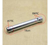 Double Ended Long Reach Spark Box Spanner, Motorcycle Ignition Spark Spanner, 16/18 Mm With Trexagonal Wrench(and lengthened)
