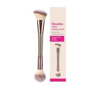 Double Ended Makeup Brush | Versatile Blending Tool | Concealer Brush - For Face Cheeks Liquid Powder Cream Foundation