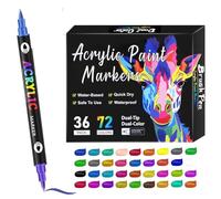 Double Ended Marker for Children - Coloured Pencil Design with Two Tips, Washable, Ink System, Even Flow Writing Mechanism, Set with Vibrant Colour Pigments | School Use