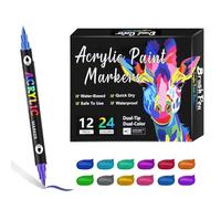 Double-ended Markers For Kids: 72 Colors Journal Paint Pens, Double Ended Art Supplies, PP Barrel Nylon Tip | Halloween Drawing For Kids Ad