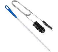 Double Ended Nylon Pipe Cleaning Brush Spring HoseBrush Bendable Drain Unblocker for 9 35mm Pipe Diameter Clog Remover Sink Hair Clogs Remover Household Cleaning Tool Stainless Brush Nylon