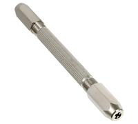 Double Ended Pin Vise Hand Drill Brass Twisting Tool for Jewelry Making | No Power Needed, Holds Mini Collets and Handle Bits, Accurate Craft Drilling Aid for Jewellers and Watchmakers