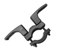 Double Ended Plastic Hook, for Mountain Bike Front Frame, Multi-Bag Storage Solution, Easy Install Black 4.2x5.8cm(D)