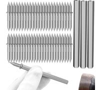 Double Ended Seamless Skirting Nails - Invisible Nails for Solid Wood Skirting Boards | Concealed Installation with Hexagonal Socket, Galvanized Carbon Steel, Length 26 m