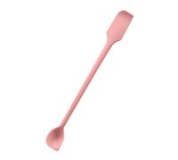 Double Ended Silicone Spatula - Jar Scraper Spoon Tool, Non Stick Baking Accessory | Excellent Mixing Cooking Jar Kitchen Utensil for Smooth Cake Cream Bread, Narrow Spreader for Butter Condiment