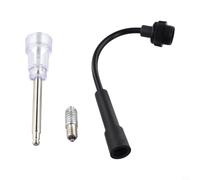 Double Ended Spark Tester Straight 90 Degree Boot | Detects weak or no spark, finds bad cables, checks points, fits all cylinders, quick diagnosis