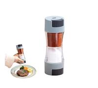 Double-Ended Spice Jars, Pressed Salt and Pepper Shakers, Moisture Protection Spice Jars with Pressure Dosage, Precise Dosing Salt Shakers, Spice Shakers for Kitchen, Barbecue, Camping (Blue)