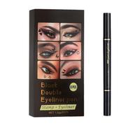 Double Ended Stamp Set Star Heart Embellishment Eye Corner Cool Black Various Shapes Of Stamp Gadgets Beauty Gadgets 5ml PtZ376 (Black, 12X1cm)