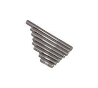Double Ended Stud Screws Threaded Rod,2-5pcs End Thread M3 M4 M5 M6 M8 M10 Metric 304 Stainless Steel Headless Bolts Screw Bar(Silver M4(5pcs),X80mm)