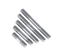Double Ended Stud Screws Threaded Rod,Double-Ended 10PCS M6 Stainless Steel End Screw Headless Thread Studs Bolt M6*50/55/60/65/70-200mm(150mm)