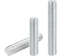 Double Ended Stud Screws Threaded Rod,Full Fully Metric Thread Rods Carbon Steel zinc Plated Bolt End M3M4M5M6 M8,10pcs(M6x30m)