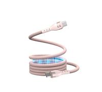 Double Ended USB C Charging And Data Cord 100W Super Speed Braide Cable TangleFree Design For Travel Office Double Type C Data Cable