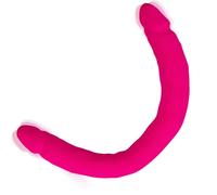 Double Ended Vibrating G-spot Dildo Vibrator - 40cm Realistic Silicone Massager for Women Lesbian Gay, Rechargeable Dildo Adult Sex Toy with 7 Vibration Modes