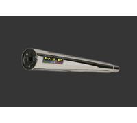 DOUBLE EXHAUST APPROVED MSR MUFFLER MOTORCYCLE VINTAGE SUZUKI GS 750 FROM 1977 LIONCONIC CCSS