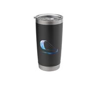 Double Exposure Kite Surfing Kite Surfer Stainless Steel Insulated Tumbler