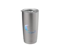 Double Exposure Kite Surfing Kite Surfer Stainless Steel Insulated Tumbler
