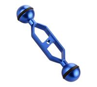 Double Extension Arm for Camera, Extendable Aluminum Accessory, Articulated Mount for Lighting And Equipment, Blue
