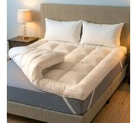 Double Extra Thick Microfiber Mattress Topper 10cm
