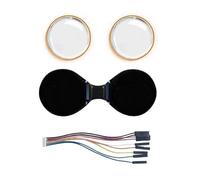 Double Eye 0.71 Inch Round LCD Display Screen Wearable Electronics Double Electronic Eye