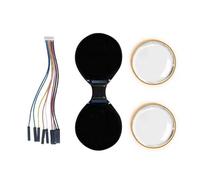 Double Eye 0.71" Round LCD Panel Wearable Electronics Application High Brightness
