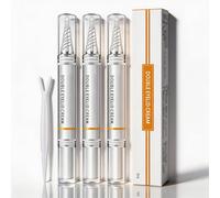 Double Eyelid Cream, Shaping & Glue, Fast-Drying Invisible Eyelid Makeup, Long-Lasting Hold with Y Stick, Suitable for Daily Essential Routine, All Eye Shapes, Natural Crease Look (3Pack)