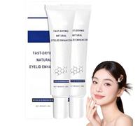 Double Eyelid Defining Cream,Fast-Drying Natural Long-Lasting Eyelid Enhancer,Invisible Double Eyelid Glue, Upper Eyelids Firming Cream for Droopy Eyelids, Waterproof Natural for Woman Girl (2 Pcs)
