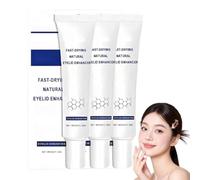 Double Eyelid Defining Cream,Fast-Drying Natural Long-Lasting Eyelid Enhancer,Invisible Double Eyelid Glue, Upper Eyelids Firming Cream for Droopy Eyelids, Waterproof Natural for Woman Girl (3 Pcs)