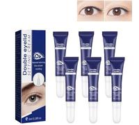 Double Eyelid Setting Cream, Double Eyelid Styling Cream, Long-Lasting for to a Natural Look, Bigeyes Lifting Eyelid Defining Cream,Reduce Drooping Eyelids & Wrinkles (6pcs)