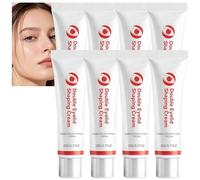 Double Eyelid Shaping Cream, Unseeable Waterproof Eyelid Lift Cream for Hooded, Sagging or Single Eyelids, Long-Lasting Natural Effect, Instant Eye Lift & Firming Cream for Daily Makeup (8PCS)