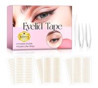 Double Eyelid Tape for Hooded Eyes Invisible & Waterproof 800pcs | Ultra-thin, breathable, long-lasting, for droopy/single/mono-eyelids, sweat-resistant, natural-looking for daily wear