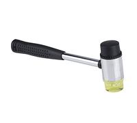 DOUBLE FACE LIGHTWEIGHT PLASTIC HAND RUBBER HAMMER FOR SEWING HOBBYISTS MATERIAL CRAFTERS (35mm)