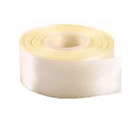 Double Faced Satin Ribbon 23 Metre, Perfect for Gifts Wrap, Sew, Party, Favours, Decorations, Easter, Christmas, Events, Dress, Bows Wedding, DIY, Cars, Hair (50mm X 23 Metres, Cream)
