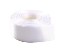 Double Faced Satin Ribbon -23 Metre, Perfect for Wedding, Gift Wrapping, Bow Making, Crafts, Decorations, Party, Sewing, Christmas & Other Projects (50mm X 23 Metres, White)