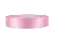 Double Faced Satin Ribbon -23 Metrs, Perfect for Gifts Wrap Sew Party, Decorations Events Dress Wedding Christmas Crafts, Bows Car, Floral DIY, Bouquets, Cake (6mm, Light Pink)