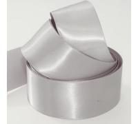 Double Faced Satin Ribbon. 7mm, 10mm, 15mm & 25mm. 58 Colours. 1m Cut Length (10mm, Dolphin Silver Col925)