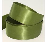 Double Faced Satin Ribbon. 7mm, 10mm, 15mm & 25mm. 58 Colours. 1m Cut Length (7mm, Ivy Green Col730)