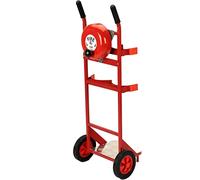 Double Fire Extinguisher Trolley With Rotary Alarm Hand Bell