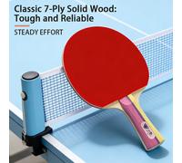 Double Fish Diamond Series 1-Star Table Tennis Racket Shakehand Grip Junior/Student Single Paddle