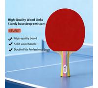 Double Fish Diamond Series 3-Star Children’s Table Tennis Racket Shakehand Single Paddle