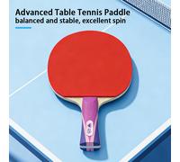 Double Fish Diamond Series 5-Star Training Table Tennis Racket Shakehand Single Paddle