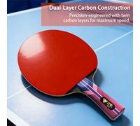 Double Fish Diamond Series 7-Star Professional Table Tennis Racket Shakehand Single Paddle
