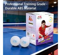 Double Fish V40+ No Star Training Seamed Table Tennis Balls Box of 100,white