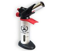 DOUBLE FLAME Culinary Torch for Creme Brulee, Best Butane Torch, Kitchen Food Torch, Professional Grade Chefs Blow Torch, Cooks Searing Torch for Cooking and Baking, Delicious Desserts Every time
