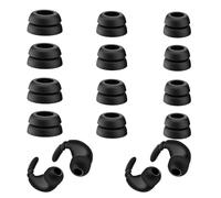 Double Flange Ear Tips & Anti-Slip Ear Hooks, Universal Replacement Kit