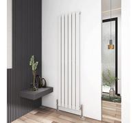 Double Flat Panel Vertical Column Radiator (H)1800mm By Mcc Direct