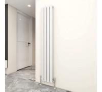 Double Flat Panel Vertical Column Radiator (H)1800mm By Mcc Direct