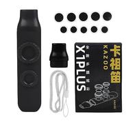 Double Flute Hole Kazoo With Adjustable Tone Kid Instrument Double Membranes Kazoo For Music Lover Beginner Easy To Play