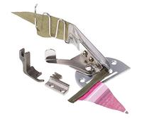 Double Fold Angle Binder Industrial Sewing Machine Binding Attachment 34 mm Silver